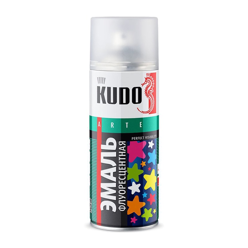 Эмаль Kudo KU-1207 флуоресцентная розовая (0,52 л)