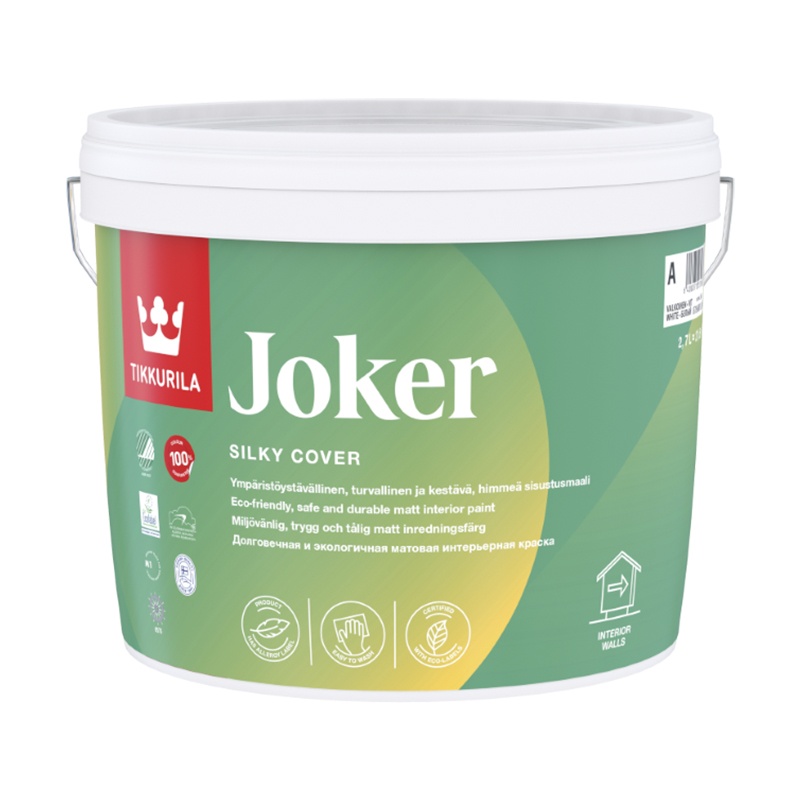 Краска акрилатная Tikkurila Joker базис A (2,7 л)