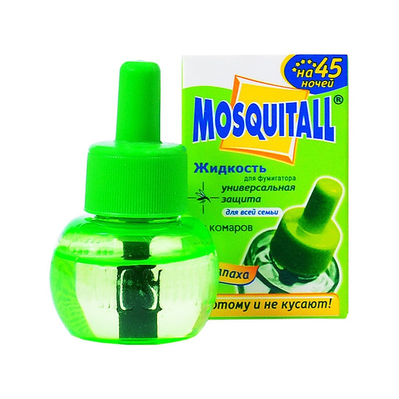 Жидкость для фумигатора Mosquitall "Универсальная защита", 45 ночей