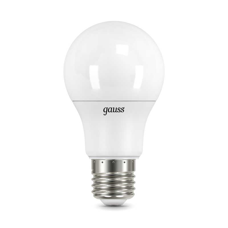 Лампа светодиодная LED E27, груша А60, 12Вт, 4100К, хол. белый свет
