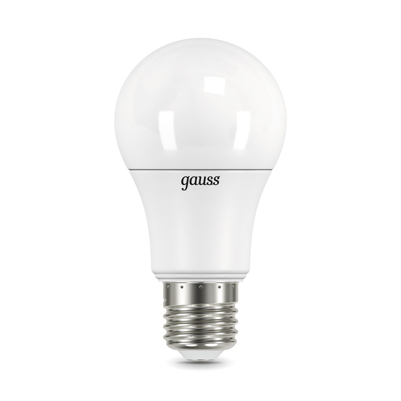 Лампа светодиодная LED E27, груша А60, 16Вт, 4100К, хол. белый свет
